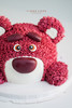 【纯手工翻糖定制】草莓熊头 商品缩略图2