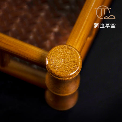 月白·楠竹竹节长托盘 商品图3