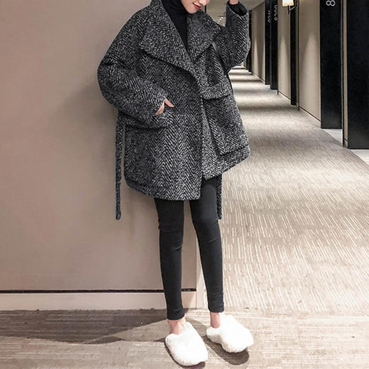 裁缝学苑AG115 呢子大衣纸样女装外套棉服衣服制版打版裁剪样板 商品图0