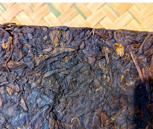 【十三年陈老熟茶】老古私藏，2010年原料给某益供货留存的原料；纯正景迈古树；勐海老窖池发酵；250克/砖 商品图2