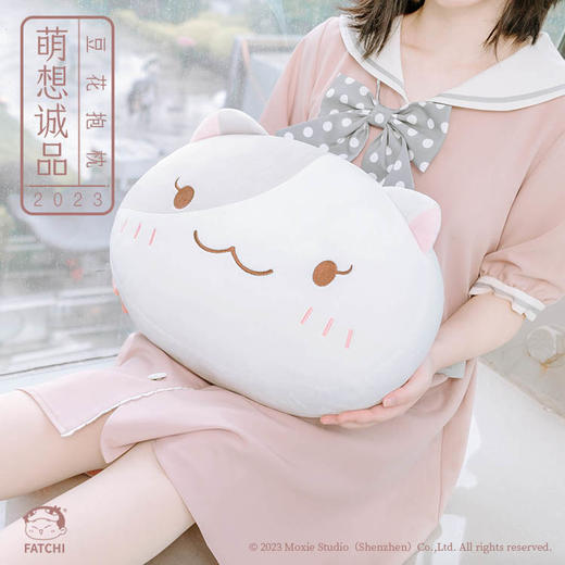 【豆花抱枕】如果历史是一群喵肥志官方周边毛绒靠垫头枕背枕 商品图1