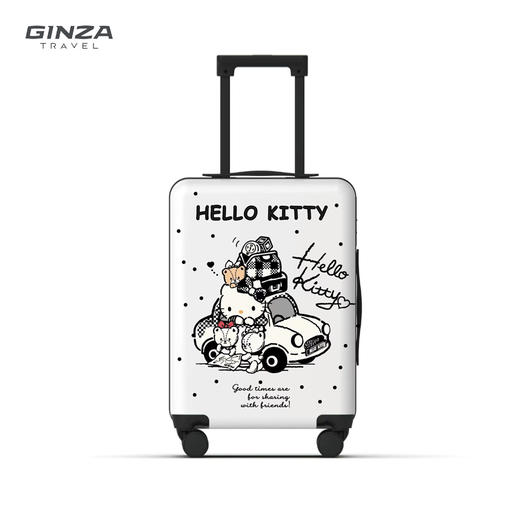 银座xHelloKitty正版授权联名定制BY-9277L 20寸登机拉链箱 商品图5