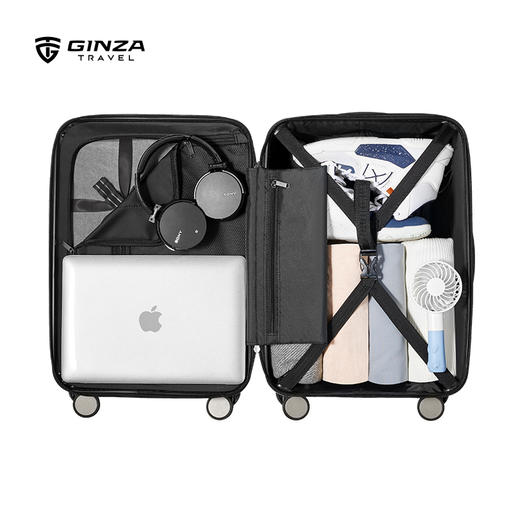 银座xHelloKitty正版授权联名定制BY-9277L 20寸登机拉链箱 商品图7