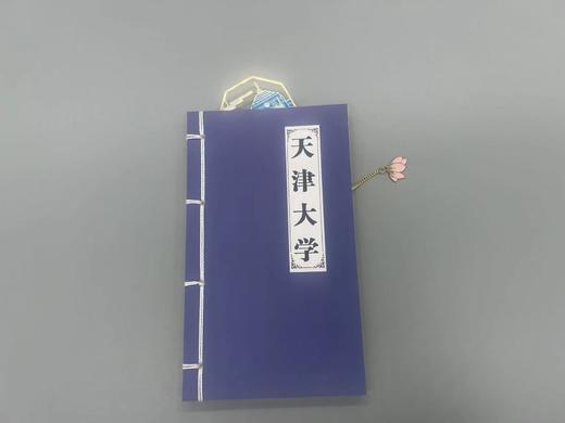 天津大学蓝色复古手账本 商品图1