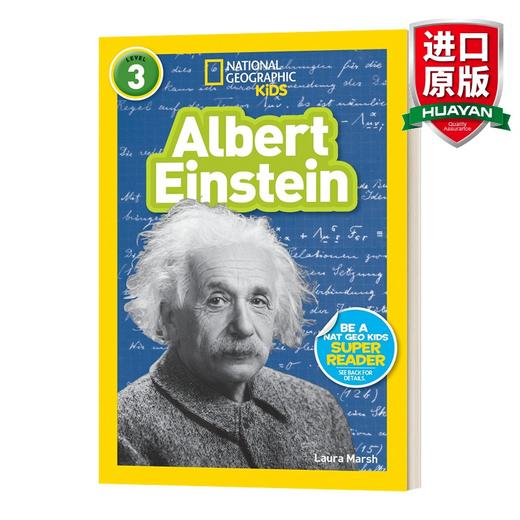 英文原版 National Geographic Kids Readers L3 Albert Einstein 国家地理分级读物第3级 爱因斯坦 英文版 进口英语原版书籍 商品图0