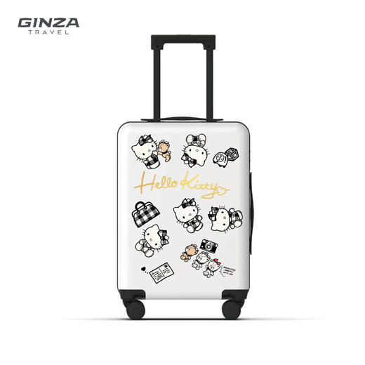 银座xHelloKitty正版授权联名定制BY-9277L 20寸登机拉链箱 商品图2