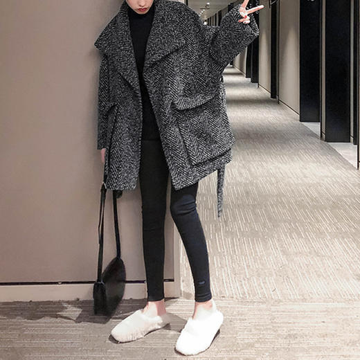 裁缝学苑AG115 呢子大衣纸样女装外套棉服衣服制版打版裁剪样板 商品图2