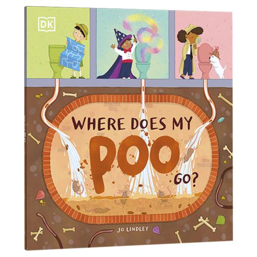 我们的便便去哪里了 英文原版 Where Does My Poo Go 儿童亲子生活常识科普绘本图画书 英文版进口英语书籍 商品图1