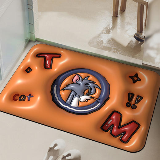 【卡通3D立体视觉！膨胀软垫】3D吸水地垫浴室耐磨地垫，网红硅藻泥地垫，放家里颜值太惊艳了，浴室卫生间速干吸水防滑地垫脚垫！ 商品图9