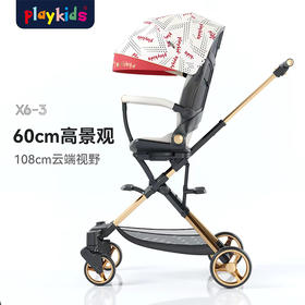 Playkids遛娃神器婴儿推车X6-3（国潮）