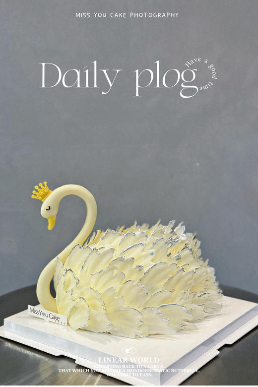 (南宁店)设计师款蛋糕-天鹅 商品图0