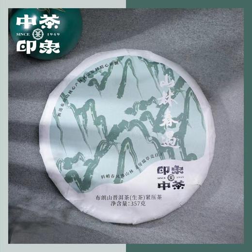 【自营】中茶--山林春遇布朗山普洱茶（生茶）紧压茶 商品图0