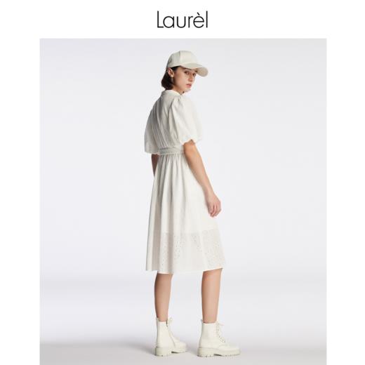 Laurel劳芮23法式气质镂空泡泡袖连衣裙LWL342Y14500 商品图9