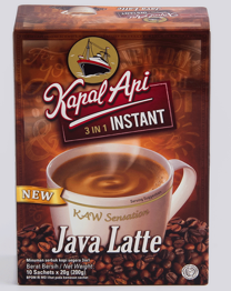 JS（沃伦芬）火船3合1速溶爪哇拿铁咖啡（盒）200克/盒