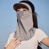脖子防晒面罩遮脸防风防晒遮阳帽电瓶车防晒面罩护颈一体电动车 商品缩略图9