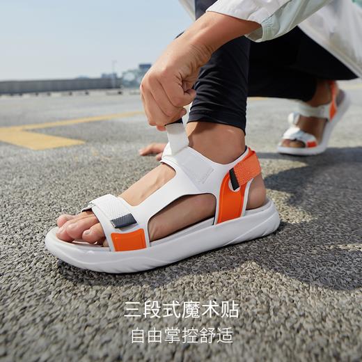 【福利】moodytiger儿童凉鞋2023夏季新款男女童魔术贴防滑运动沙滩鞋 M27543302 商品图3