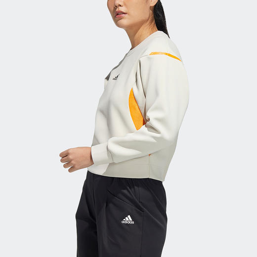 5折【自营】adidas/阿迪达斯  女卫衣2022春秋新款运动圆领舒适休闲套头衫 HF0042 商品图1