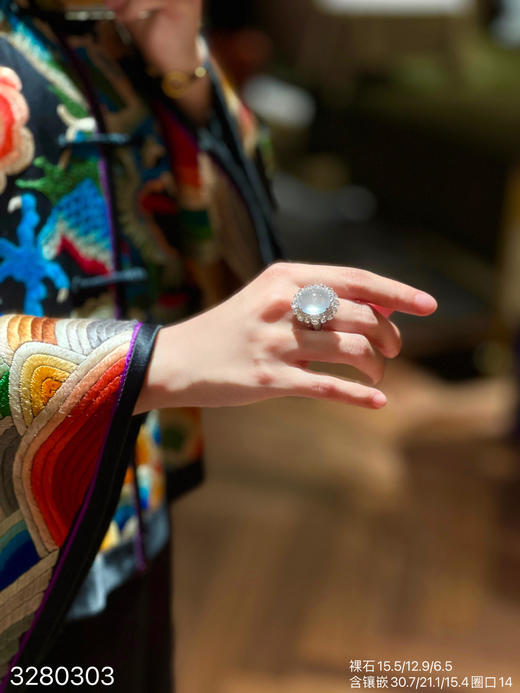 玻璃蛋面戒指吊坠两用款【3280303】具体价格微信咨询 商品图5