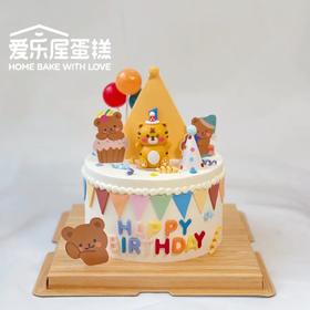虎宝宝生日蛋糕
