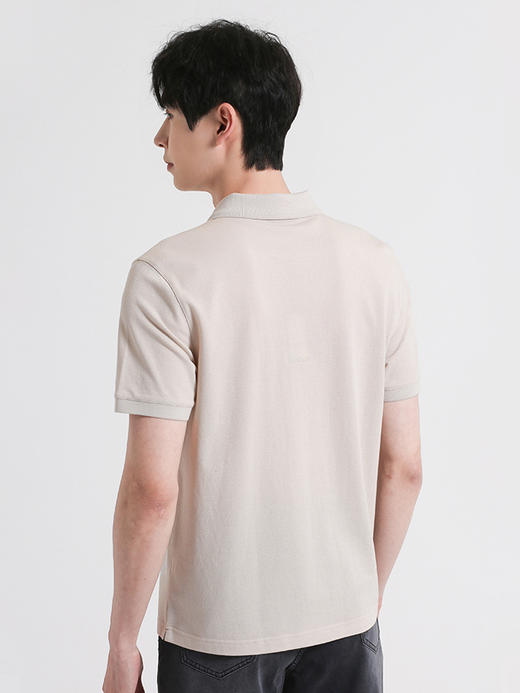 callisto米色聚酯纤维混纺短袖T恤 SSTSS148C 商品图2