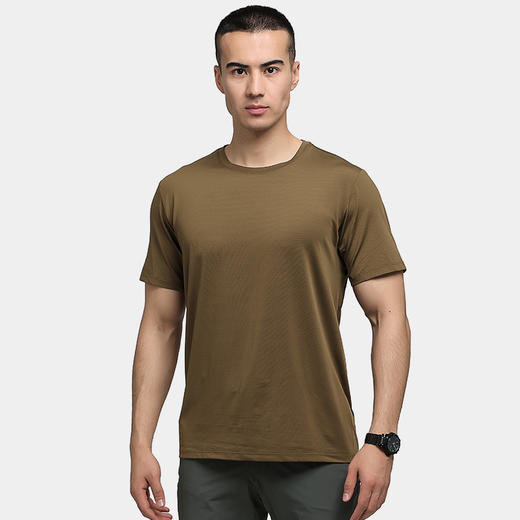 隐风速干T恤男夏季户外轻薄弹力速干衣透气圆领短袖 商品图5