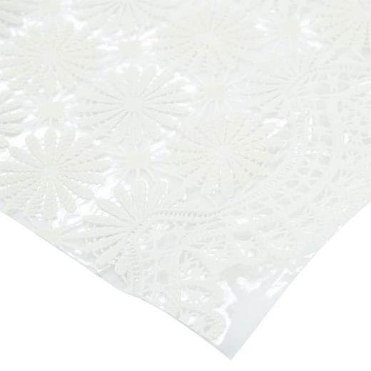 PVC桌布 小雏菊 绿色/象牙白色 商品图6