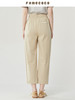 famecoco范可儿纯棉松紧腰休闲裤女士夏季薄款宽松运动花边裤子FAB3GA003 商品缩略图2