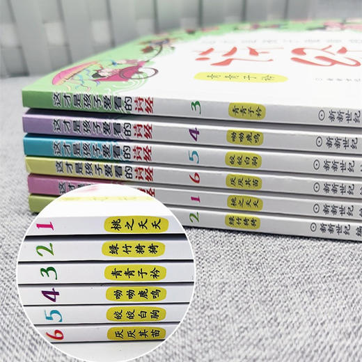 【7-10岁】《这才是孩子爱看的诗经》（全6册）学习古诗文的启蒙读物，扫码有音频伴读~ 商品图2