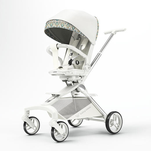 Baby vovo遛娃神器婴儿推车升级版V9（梦之菱白） 商品图0