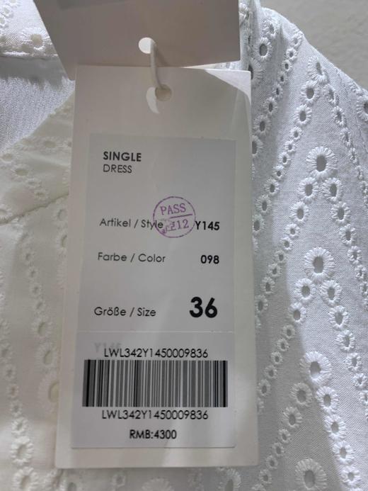 Laurel劳芮23法式气质镂空泡泡袖连衣裙LWL342Y14500 商品图10