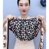 【双层双面飘带帽】菲灵马车春夏新款缎面防晒包头巾女旅游遮阳帽 商品缩略图1