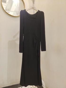 【门店同款】春季腰部抽绳鱼尾连衣裙 149673545