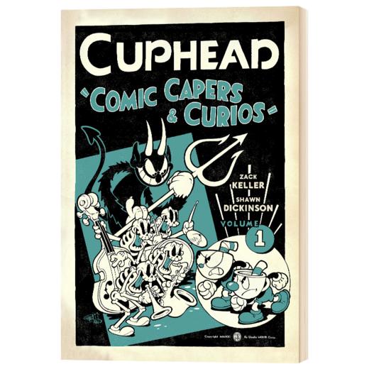 茶杯头官方漫画书小说 英文原版 Cuphead Volume 1 Comic Capers & Curios 英文版冒险故事小说 黑马出版社 进口英语书籍 商品图3