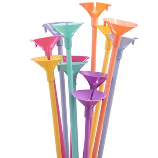 加硬42cm气球托杆场景布置装饰拖杆配件汽球手持棍子托棒气球支架100套/包 商品图3