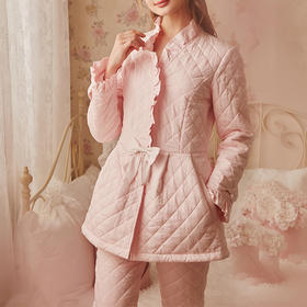 裁缝学苑 AG109公主夹棉睡衣纸样 女 打版裁剪秋冬季家居服样板图