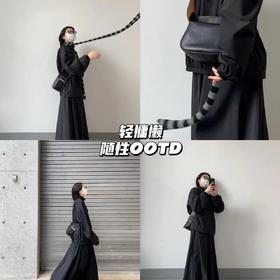 新品上身 | all black日常感穿搭，出街超时髦~💞