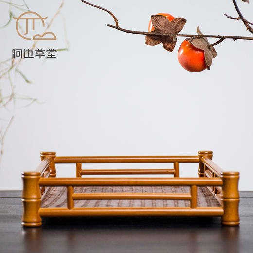 月白·楠竹竹节长托盘 商品图4