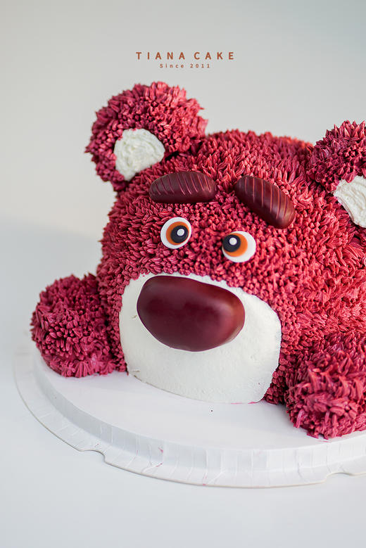 【纯手工翻糖定制】草莓熊头 商品图3