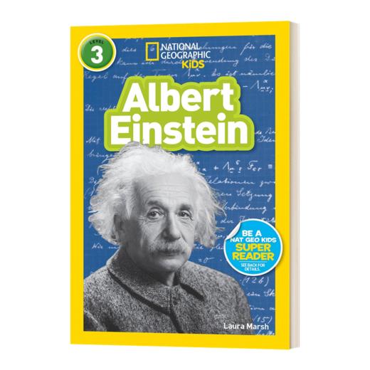 英文原版 National Geographic Kids Readers L3 Albert Einstein 国家地理分级读物第3级 爱因斯坦 英文版 进口英语原版书籍 商品图1