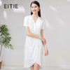 EITIE爱特爱夏季新款洋气优雅显瘦不规则裙摆礼服连衣裙7077701 商品缩略图0