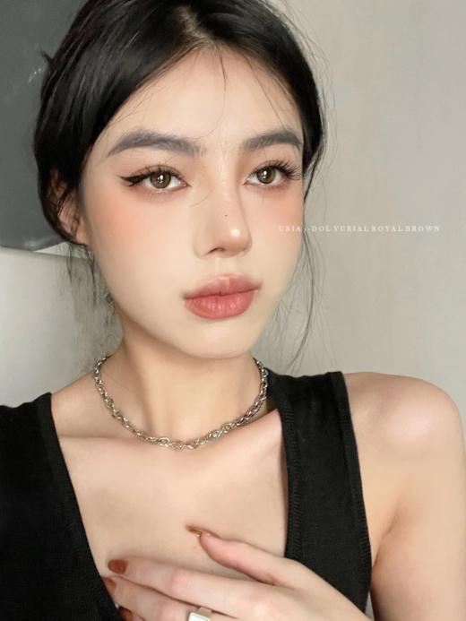 正品年抛  IDOL系列甜茶棕美瞳，年抛直径14.0，着色直径12.8，韩国产 商品图7