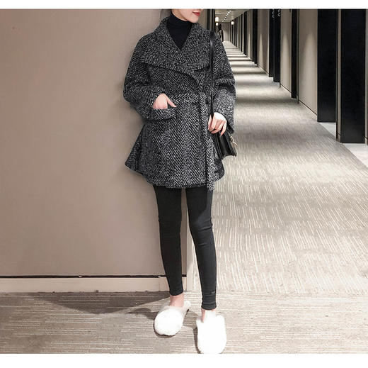 裁缝学苑AG115 呢子大衣纸样女装外套棉服衣服制版打版裁剪样板 商品图4