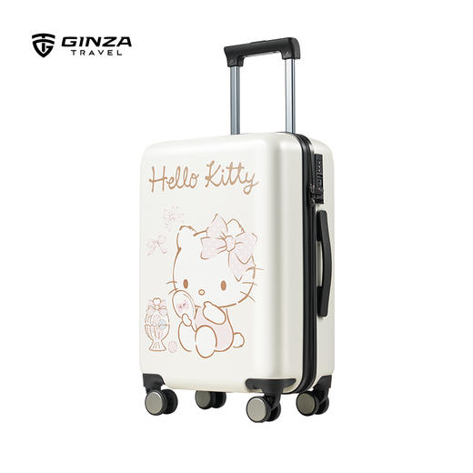 银座xHelloKitty正版授权联名定制BY-9277L 20寸登机拉链箱 商品图0