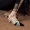 优雅百搭，全皮小高跟罗马鞋DJC-850 商品缩略图9