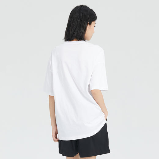 谜底短袖T恤女2023夏新款宽松蝴蝶结印花中长款圆领上衣236MT7074 商品图2