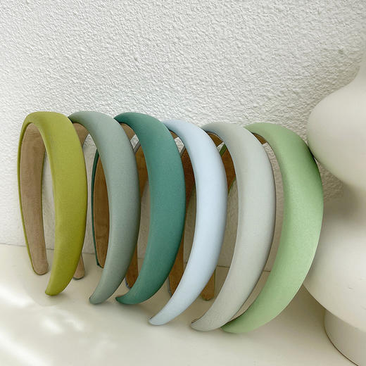 「9.9元包邮！6色可选」女款纯色发箍 新款高颅顶头饰发捆发饰发卡配饰 商品图2