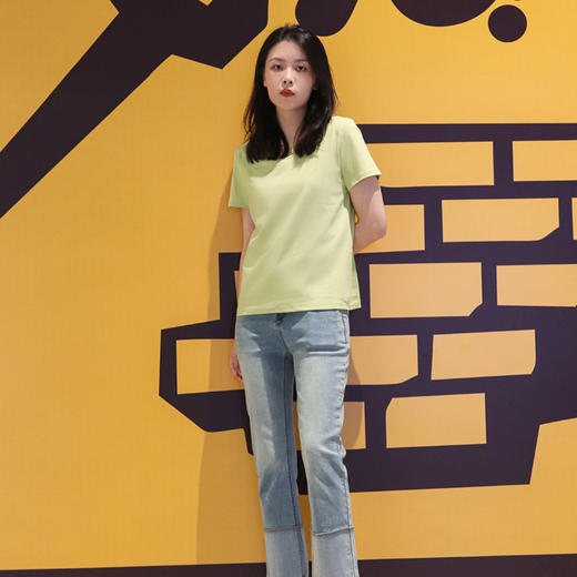 【JANNAH】夏季 新款醋酸蚕丝短袖 商品图5