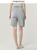 famecoco范可儿不规则拼接半身裤裙女新款夏松紧腰五分裤短裤FAB3GE001 商品缩略图2