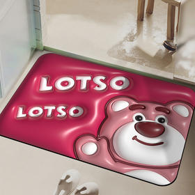 【卡通3D立体视觉！膨胀软垫】3D吸水地垫浴室耐磨地垫，网红硅藻泥地垫，放家里颜值太惊艳了，浴室卫生间速干吸水防滑地垫脚垫！