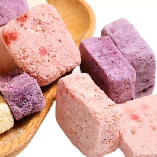 什锦水果酸奶冻干块蓝莓榴莲30g 商品图1